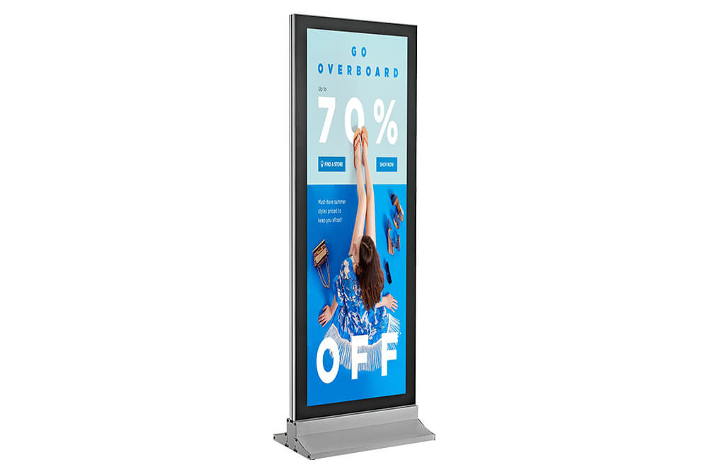 Double-Sided Lightbox Standee
